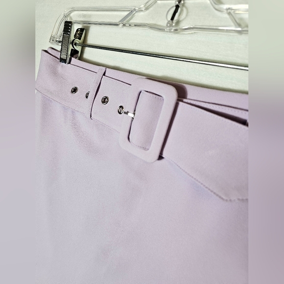 BCBGeneration Lavender Belted Skirt Women's Size 2 NWT - Picture 10 of 12